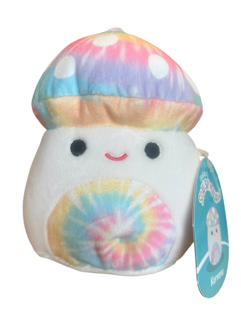Kervena the Tie-Dye Mushroom Squishmallows 5”
